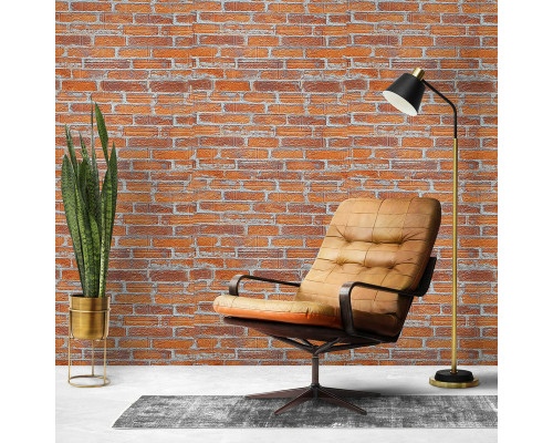 Декоративная 3D панель 700x770x5мм Рыжий Екатеринославский кирпич (044) SW-00000037