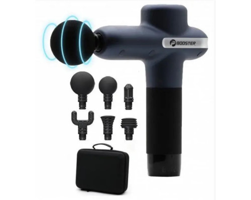 Профессиональный перкуссионный ударный массажер Booster Lightsaber U1 (24V) (Чёрный)