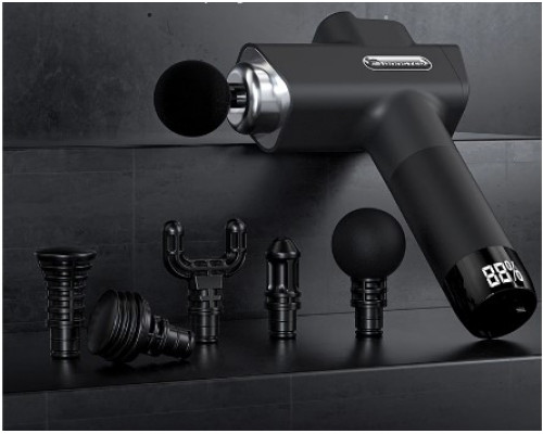 Перкуссионный массажёр Booster M2-D — массажный пистолет для эффективного массажа.