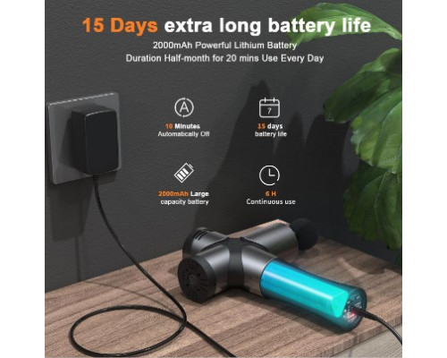 Профессиональный ударный перкуссионный массажер Booster Pro 3 для тела – для глубокого восстановления и релаксации