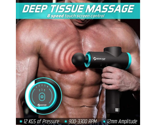 Профессиональный перкуссионный массажер Booster M2-B (24V) для глубокого массажа мышц