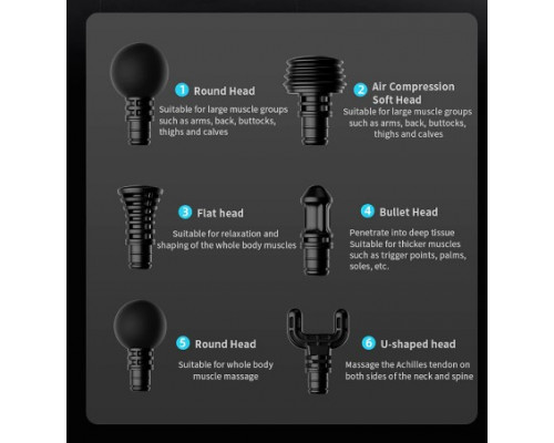 Перкуссионный массажер Booster M2-D — массажный пистолет для эффективного восстановления мышц.