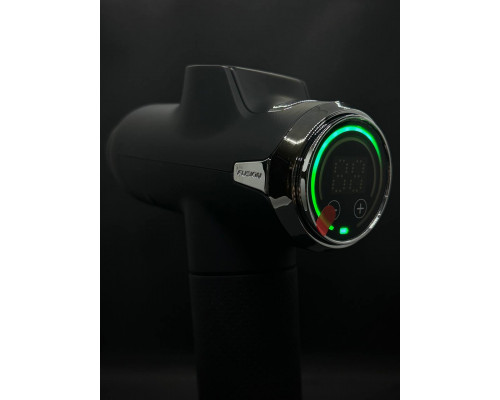Профессиональный ударный перкуссионный массажёр Booster Fusion Black Pro Чёрный. Массажёр для тела