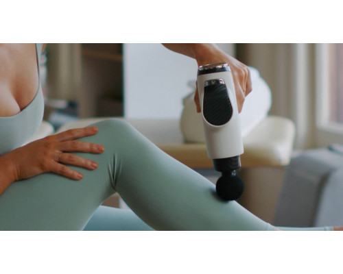 Профессиональный ударный перкуссионный массажёр Booster Fusion Black Pro Чёрный. Массажёр для тела