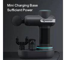 Компактный перкуссионный массажер Booster Lightsaber Mini с зарядной станцией