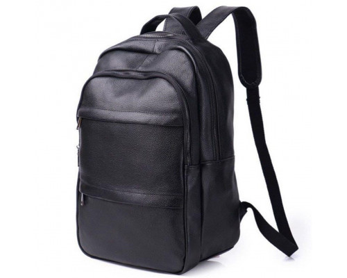 Мужской рюкзак для ноутбука и документов 28х42х18, сумка на спину из натуральной кожи Tiding Bag B2-37342A
