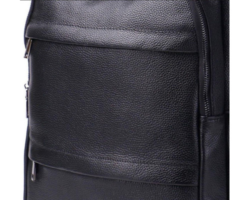 Мужской рюкзак для ноутбука и документов 28х42х18, сумка на спину из натуральной кожи Tiding Bag B2-37342A