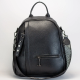 Женский кожаный рюкзак городской 23х32х13, сумка для города, путешествий и отдыха, черная
