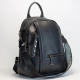 Женский кожаный рюкзак городской 23х32х13, сумка для города, путешествий и отдыха, черная