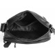 Мужская кожаная сумка планшет 18х21х7, барсетка через плечо Tiding Bag LA3314-1BL черная
