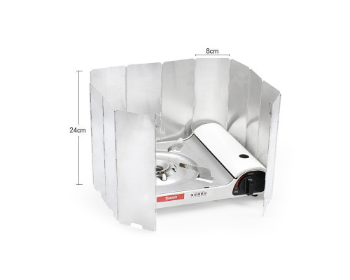 Складной ветрозащитный экран SEAROCK SRTF-003 12 секций