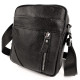 Мужская кожаная сумка через плечо 18х21х7, барсетка для документов Tiding Bag M38-10131A черная