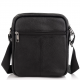 Сумка мужская через плечо 17х21х5, барсетка для учебы, мессенджер для телефона Tiding Bag IT-73302 черная