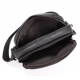 Сумка мужская через плечо 17х21х5, барсетка для учебы, мессенджер для телефона Tiding Bag IT-73302 черная