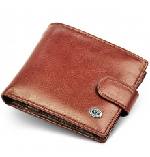 Мужское портмоне из натуральной кожи ST Leather В104 Коричневый