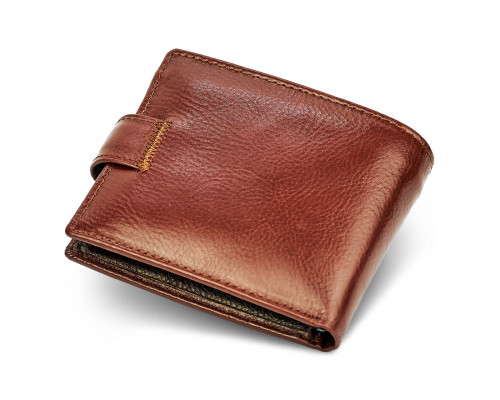 Мужское портмоне из натуральной кожи ST Leather В104 Коричневый
