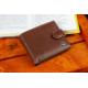Мужское портмоне из натуральной кожи ST Leather В104 Коричневый