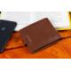 Мужское портмоне из натуральной кожи ST Leather В104 Коричневый