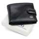 Классическое мужское портмоне из натуральной кожи ST Leather В102 Черный