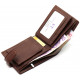 Коричневое мужское портмоне из натуральной кожи с фиксацией ST Leather ST103