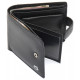 Черное мужское портмоне из натуральной кожи с фиксацией ST Leather ST103