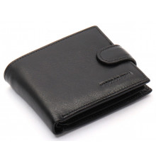 Черное классическое портмоне из натуральной кожи Marco Coverna MC-2003Н-1