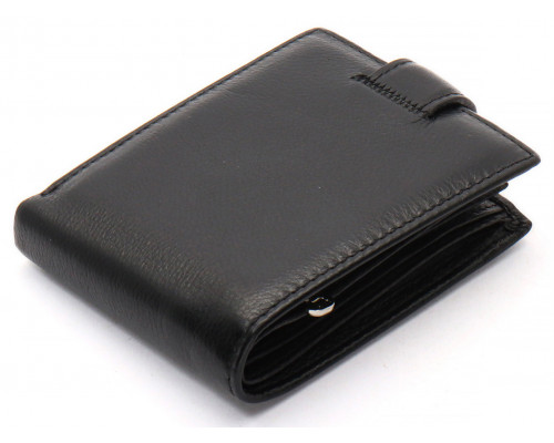 Черное классическое портмоне из натуральной кожи Marco Coverna MC-2003-1