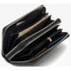 Черный мужской кошелек-клатч на две молнии из натуральной кожи Marco Coverna MC-801