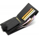 Кожаное мужское портмоне на кнопке ST Leather ST-104-1 черный