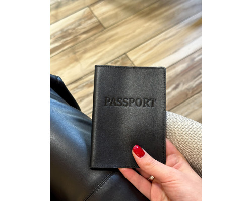 Кожаная обложка для паспорта с надписью 1940