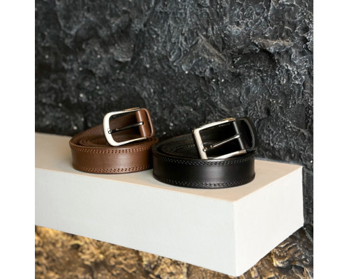 Мужской кожаный ремень