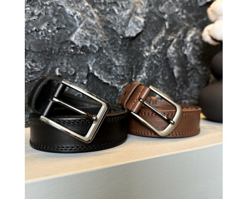 Мужской кожаный ремень