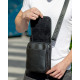 Кожаная мужская сумка-мессенджер 24х20х6, барсетка через плечо Tiding Bag TD-23433 черная