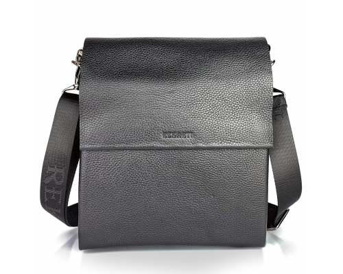 Мужская кожаная месенджер 23х26х6, сумка планшет через плечо BEXHILL TD-18621 черный
