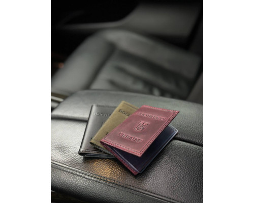 Кожаная обложка для ID-паспорта и водительских прав 2186-1B