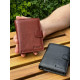 Мужской кожаный кошелек люкс, мужское портмоне натуральная кожа HORTON 301B