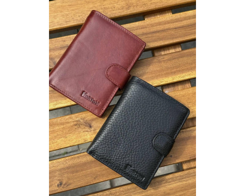Мужской кожаный кошелек люкс, мужское портмоне натуральная кожа HORTON 301B
