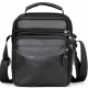 Мужская кожаная барсетка через плечо 17х21х9, мессенджер с ручкой Bexhill Bx-54551 черная
