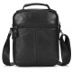 Сумка-барсетка мужская через плечо 22х18х8, кожаная сумочка планшет Tiding Bag TD-69291 черная