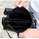 Сумка мессенджер 21.5x25x7 кожаная барсетка для мужчин Tiding Bag 35775 черная