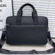 Кожаная мужская деловая сумка для ноутбука 40x27x10, офисный портфель Tiding Bag 56901, черный
