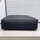 Кожаная мужская деловая сумка для ноутбука 40x27x10, офисный портфель Tiding Bag 56901, черный