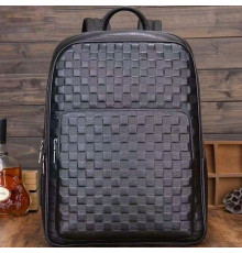 Рюкзак мужской 30х41х12, городской наплечник для ноутбука и документов Tiding Bag 13292 черный