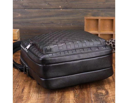 Рюкзак мужской 30х41х12, городской наплечник для ноутбука и документов Tiding Bag 13292 черный