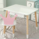 Детский столик белый и стульчик корона бело- розовый. Столик с ящиком для карандашей и разукрашек 56787