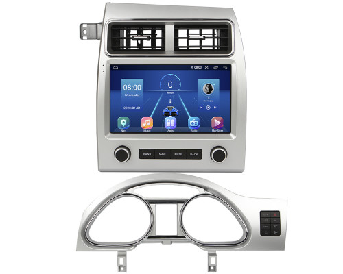 Штатная магнитола Lesko для Audi Q7 I (4L) 2005-2009 экран 9" 6/128Gb 4G Wi-Fi GPS Top