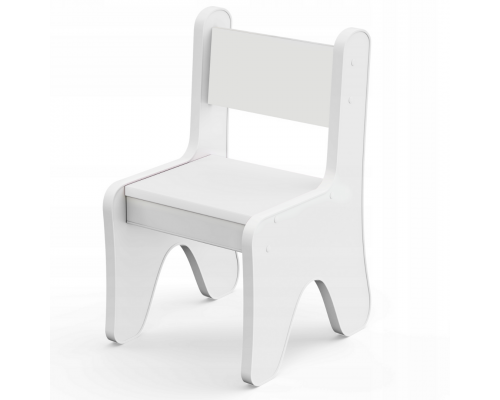 Стульчик в детскую комнату 55×37×33 детский удобный стул для игр, белый