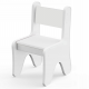 Стульчик в детскую комнату 55×37×33 детский удобный стул для игр, белый