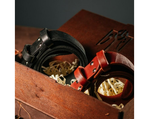 Подарунковий набір із двох чоловічих ременів Florida