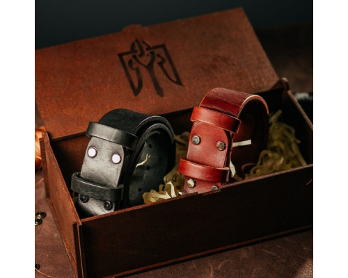 Подарунковий набір із двох чоловічих ременів Florida